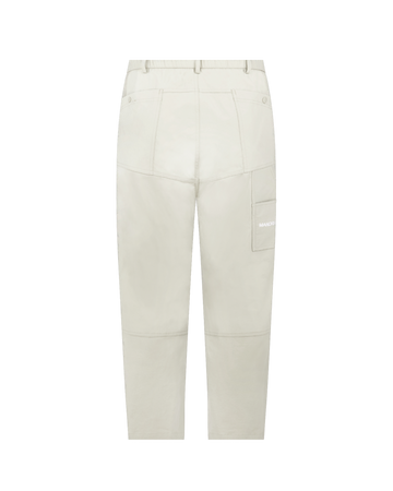Manors Recycled Greenskeeper Trousers - Ivory - back