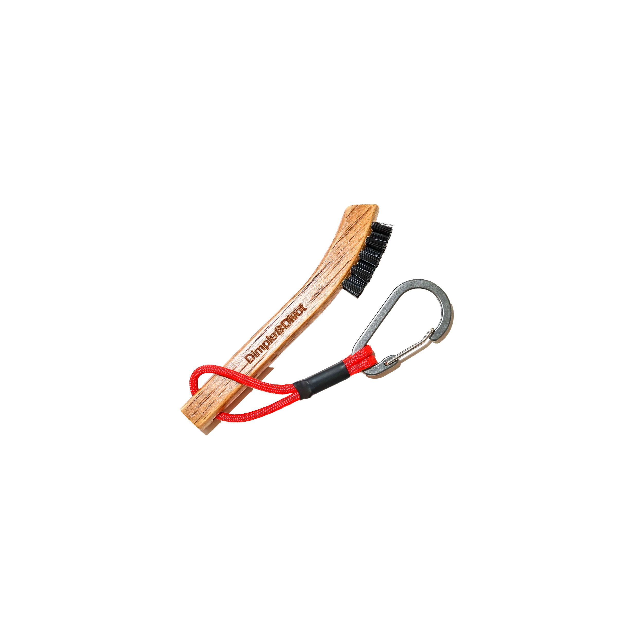 Dimple & Divot Mini Hickory Golf Brush - Haze – Bisque Golf