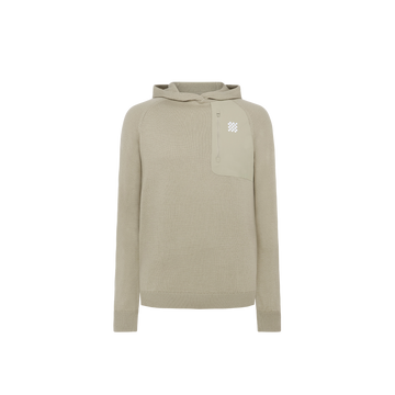 Manors Golf Merino Tech Hoodie - Dune