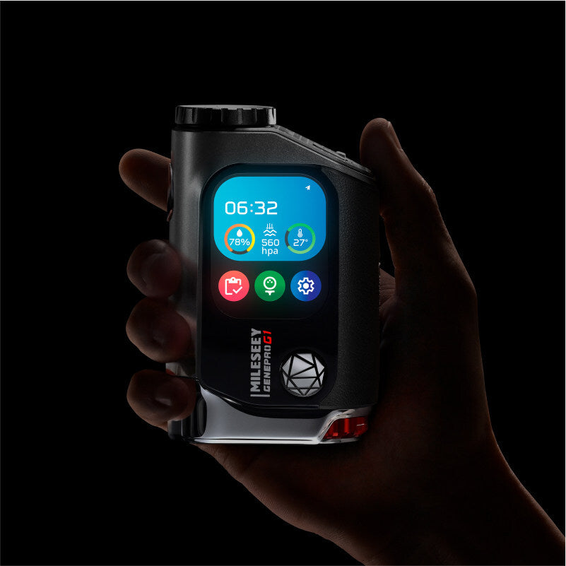 MILESEEY GenePro G1 Touchscreen & GPS Rangefinder – Bisque Golf