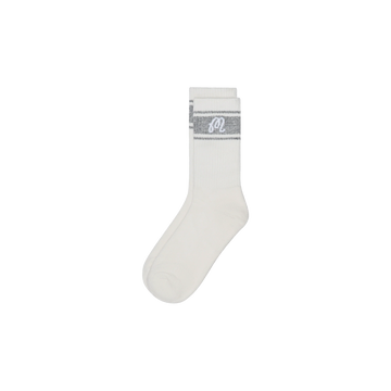 Malbon Haven Crew Sock - Ivory