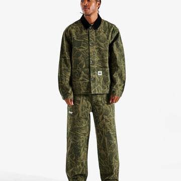 Malbon Golf and Hunt Club Scouting Jacket - Wildlife Print Olive, vierkante foto 2