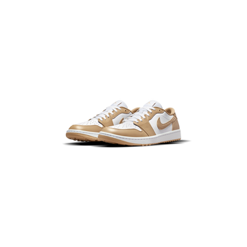Air Jordan 1 Low G Golf Shoes - White/Linen/White – Bisque Golf Air Jordan 1 Low G Golf Shoes - White/Linen/White – Bisque Golf