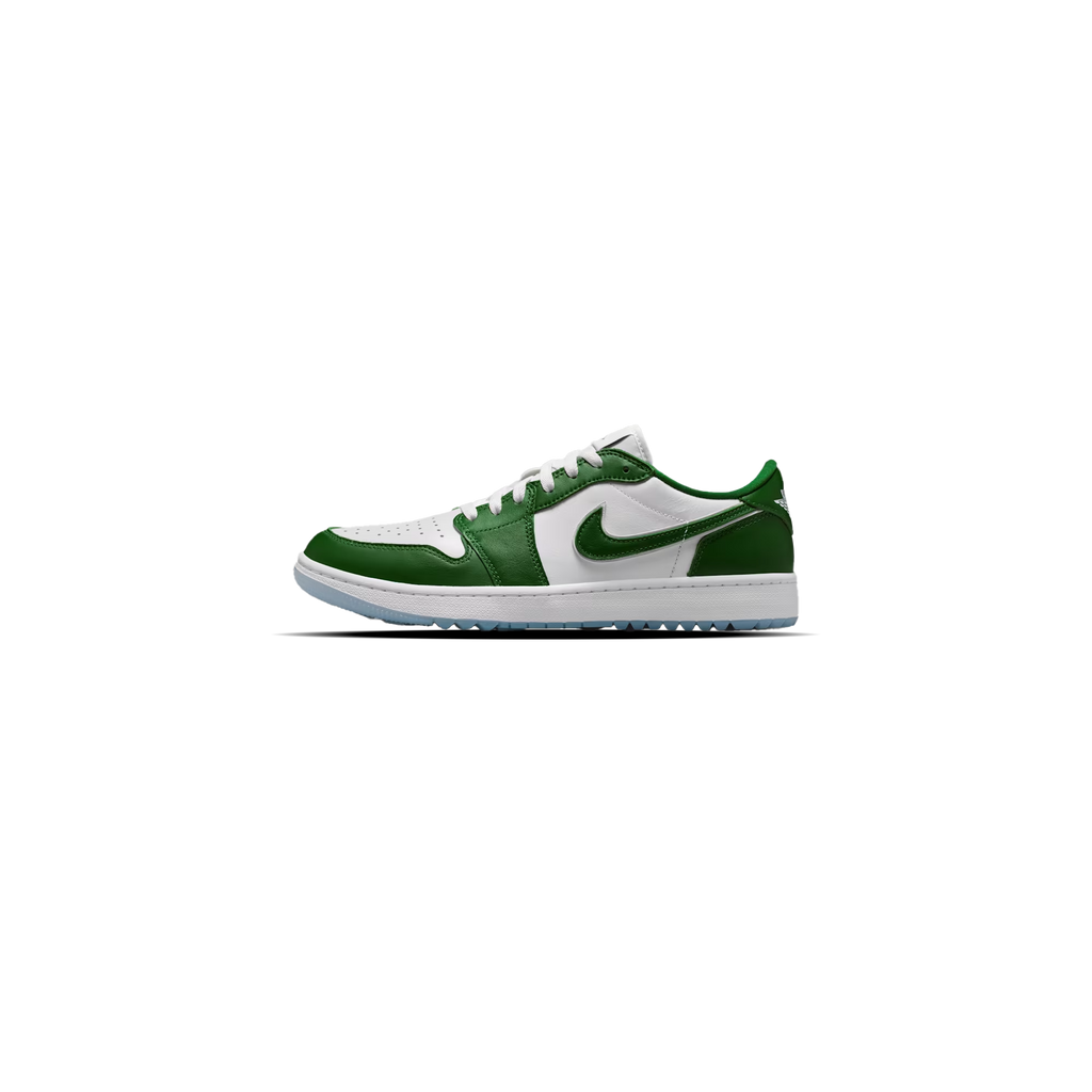Air Jordan 1 Low G Golf Shoes - Forest Green/White/White – Bisque Golf