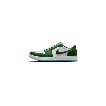 Air Jordan 1 Low G Golf Shoes - Forest Green/White/White