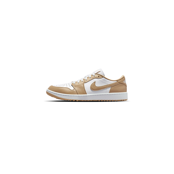 Air Jordan 1 Low G Golf Shoes - White/Linen/White – Bisque Golf