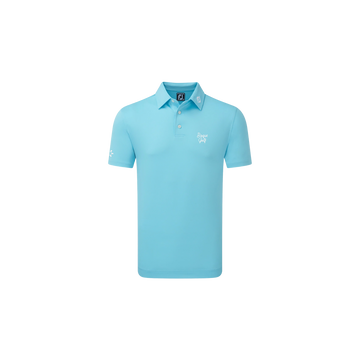 FootJoy with Bisque Stretch Pique Riviera Blue