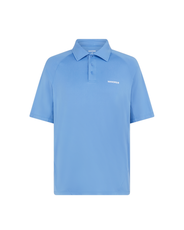 Manors Lightweight Course Polo - Powder - front