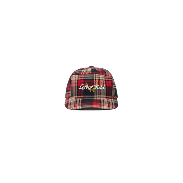 Left of Field Golf Heritage Plaid Cap - Red