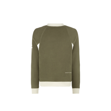 Manors Golf Crewneck Polartec Fleece - Dark Olive