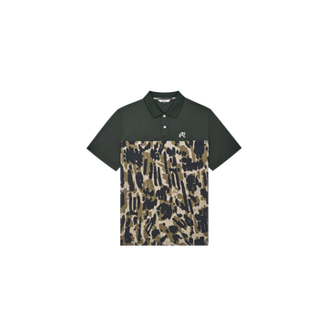 Malbon Golf Tour Divot Camo Polo