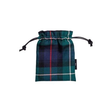 Fyfe Golf MacKenzie Tartan Tweed Leather - Drawstring Pouch