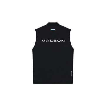 Malbon Performance Ribbed Panel Vest - Black
