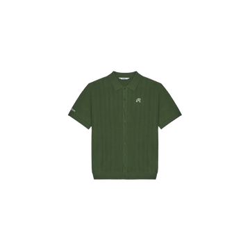 Malbon Crosscut Polo - Rifle Green