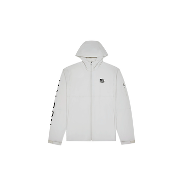 Malbon Performance Full Zip Shell Jacket- Silver