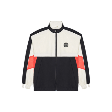 Malbon Axis Jacket - Crimson Red/Off White