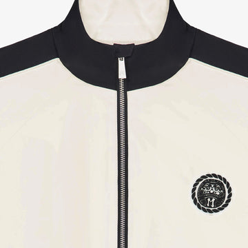 Malbon Axis Jacket - Crimson Red/Off White