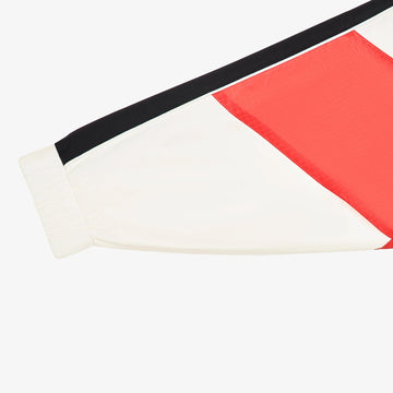 Malbon Axis Jacket - Crimson Red/Off White