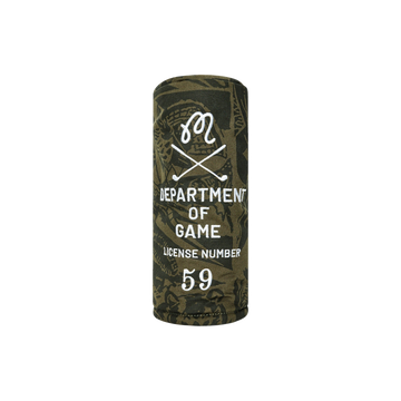 Malbon Department of Game Driver Cover - Wildlife Print Olive - voorkant
