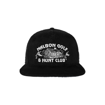 Malbon Golf and Hunt Club Snapback - Black - voorkant