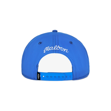 Malbon M Chain Stitch Snapback - Imperial Blue