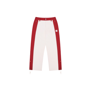 Malbon Mountain All Weather Pant - Ivory/Scarlet - front