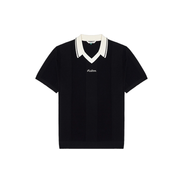 Malbon Mountain Knit Polo - Black