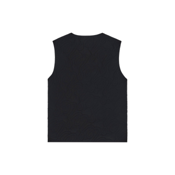 Malbon Swell Reversible Vest - Crimson Red/Black
