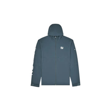 Malbon Performance Full Zip Shell Jacket - Dark Slate