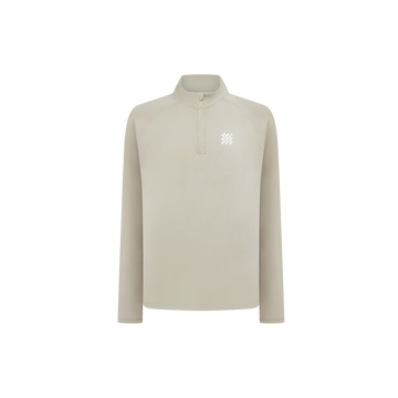 Manors 1/4 zip Lightweight Mid-Layer - Dune