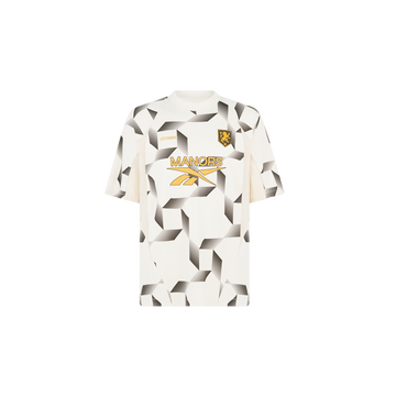 Reebok x Manors Mock Neck Polo - Pebble AOP