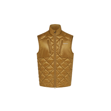Manors Golf Argyle Pertex Gilet - Clay