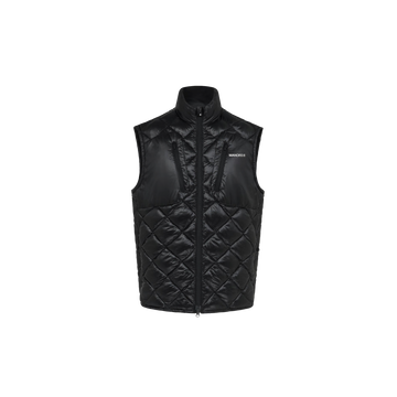 Manors Golf Argyle Pertex Gilet - Black