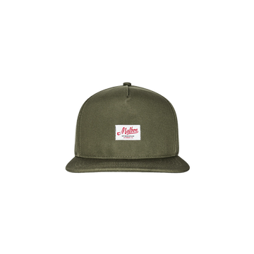 Malbon Benchmark Snapback Hat - Military Green