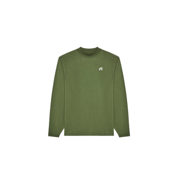 Malbon Upland Mockneck Tee - Rifle Green