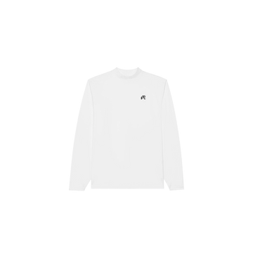 Malbon Upland Mockneck Tee - White