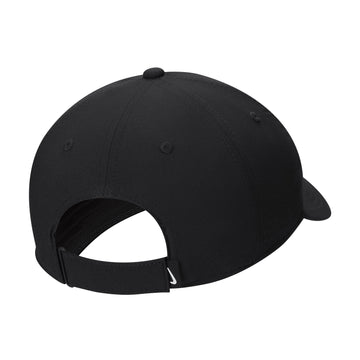 Nike Dri Fit Club Structured Swoosh Golf Cap - All Black