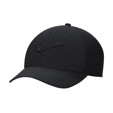 Nike Dri Fit Club Structured Swoosh Golf Cap - All Black