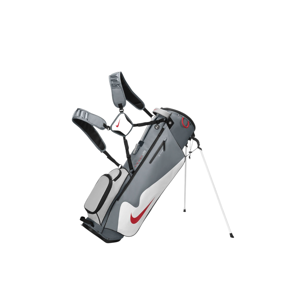 Nike Air Max Lite Golf bag - Cool Grey/White/Fire Red – Bisque Golf