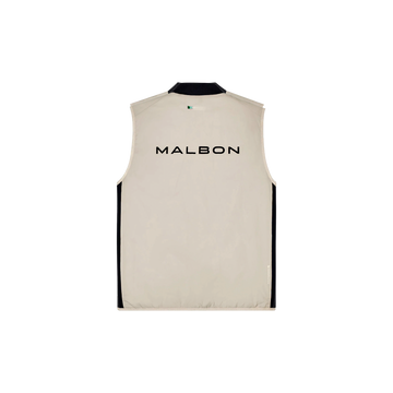 Malbon Performance Ribbed Panel Vest - Tan