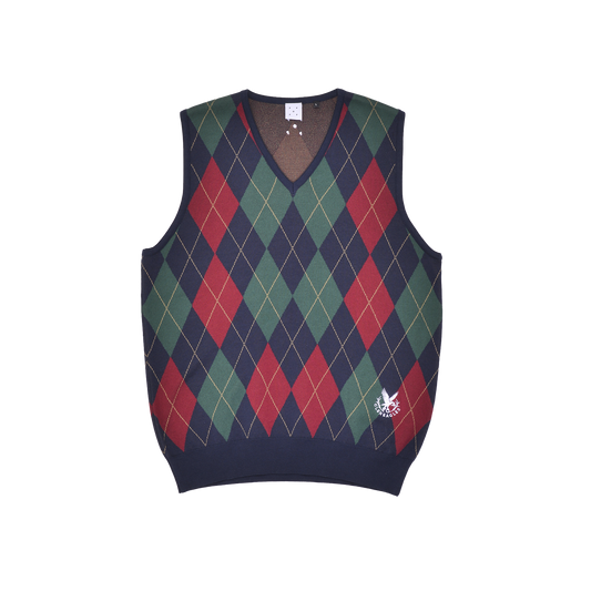 Pop Trading Company x Gleneagles Knitted Vest Argyle