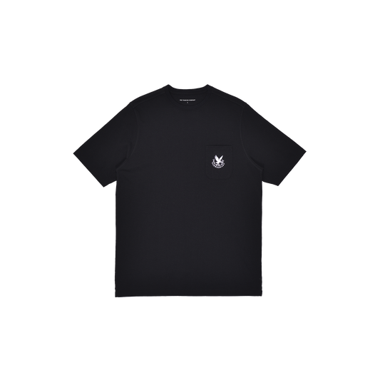 Pop Trading Company x Gleneagles Logo Pocket T-Shirt Black