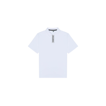 Malbon Block Placket Polo - White