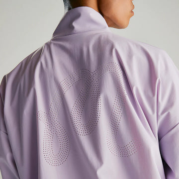 Malbon Performance Quarter Zip Shell Pullover - Digital Lavender