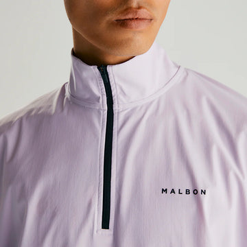 Malbon Performance Quarter Zip Shell Pullover - Digital Lavender