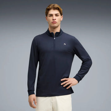 Puma X Arnold Palmer Cloudspun Quarter-Zip - Deep Navy