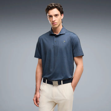 Puma X Arnold Palmer MATTR Geo Polo - Deep Navy/Lemon Butter