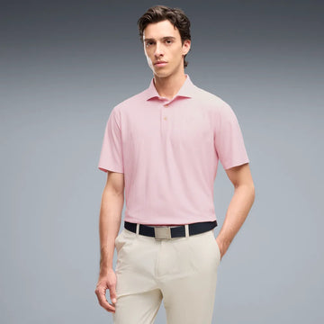 Puma X Arnold Palmer Textured Polo - Rose Glow
