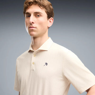 Puma X Arnold Palmer Textured Polo - Alpine Snow