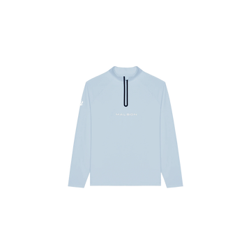 Malbon Performance Raglan Quarter Zip - Subdued Blue
